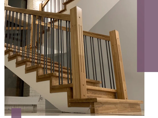 Реставрация деревянных и металлических лестниц в Нефтекамске