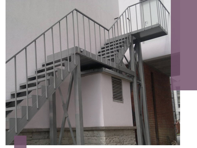 Монтаж пожарных лестниц под ключ в Нефтекамске с гарантией качества