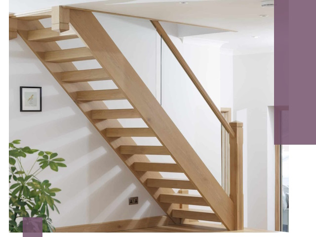 Изготовление деревянных лестниц под ключ в Нефтекамске для дома