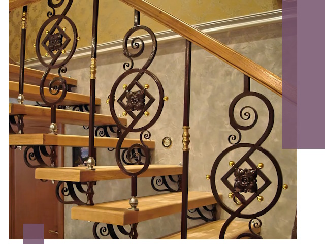 Изготовление кованых лестниц под ключ в Нефтекамске