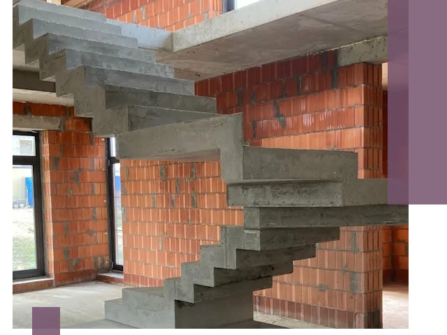 Изготовление бетонных лестниц под ключ в Нефтекамске