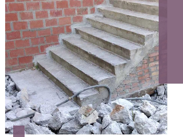 Демонтаж бетонных лестниц в Нефтекамске: быстро и безопасно