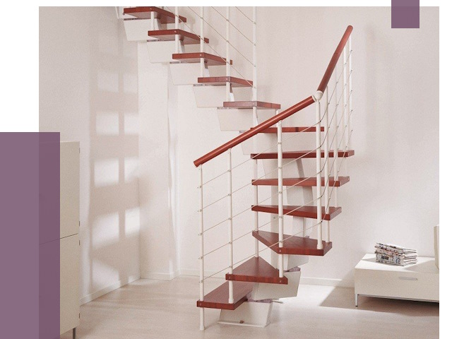 Изготовление лестниц на больцах в Нефтекамске от 9755 руб. | ПРОЛЁТ-Нтк