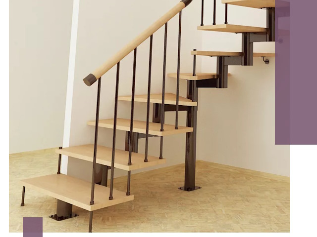 Монтаж лестниц на больцах в Нефтекамске — быстро и надежно