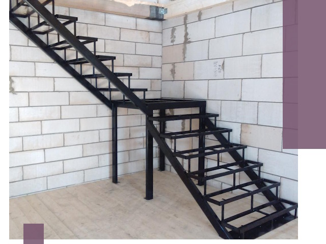 Лестницы на металлокаркасе под ключ в Нефтекамске — изготовление и монтаж