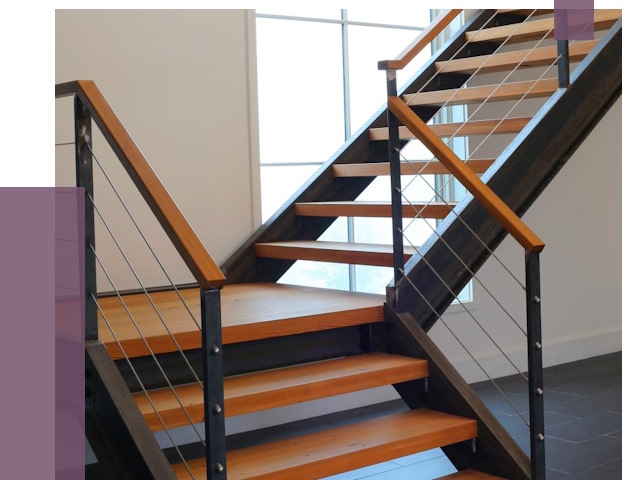 Изготовление лестниц на металлокаркасе в Нефтекамске от 18996 руб. | ПРОЛЁТ-Нтк