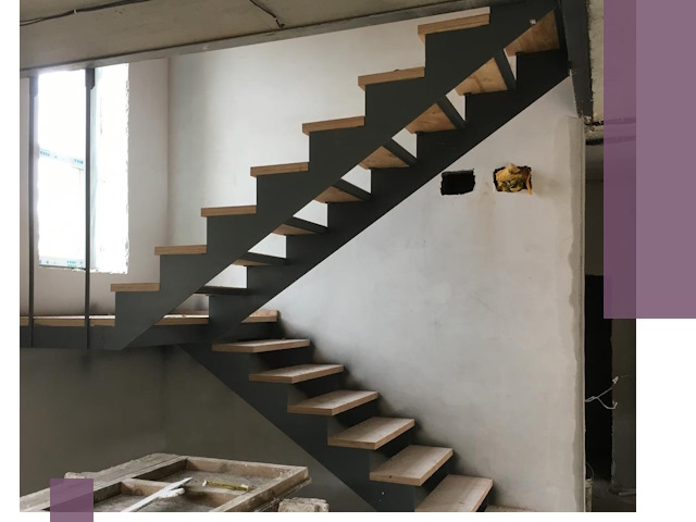 Изготовление лестниц на металлокаркасе в Нефтекамске от производителя