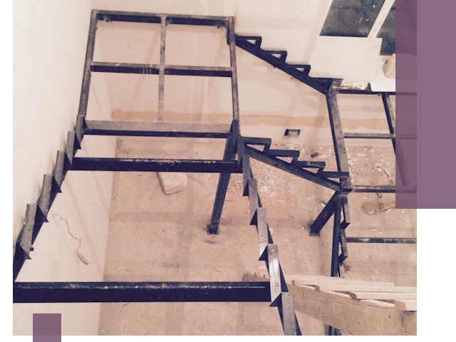 Монтаж лестниц на металлокаркасе в Нефтекамске быстро и качественно