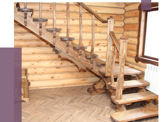 Лестницы в баню в Нефтекамске от 19201 руб. — изготовление | ПРОЛЁТ-Нтк