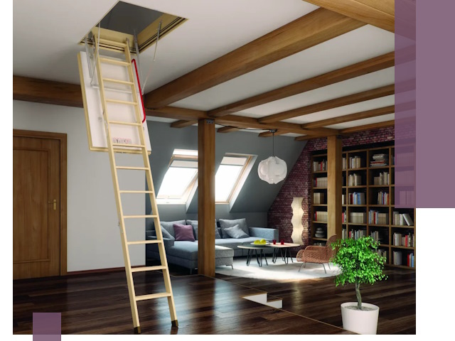 Чердачные лестницы под ключ в Нефтекамске: изготовление и монтаж