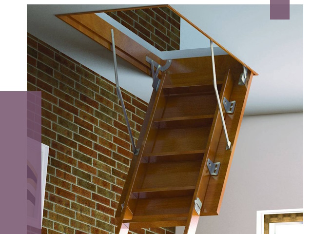 Установка чердачной лестницы в Нефтекамске от 7855 руб. | ПРОЛЁТ-Нтк