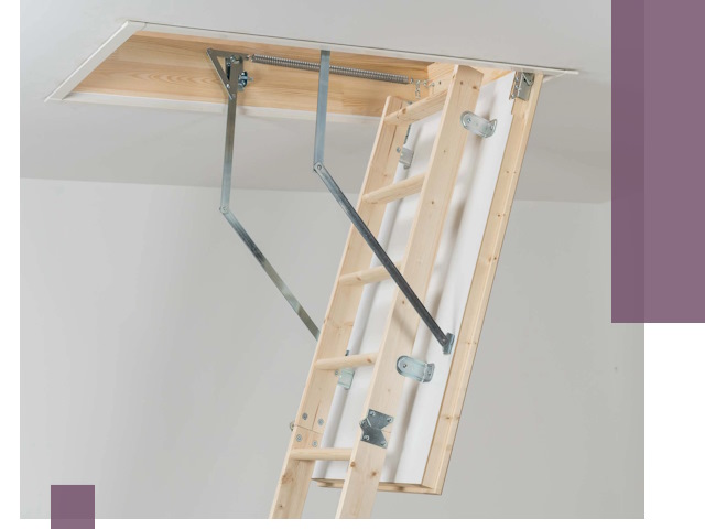 Установка чердачной лестницы под ключ в Нефтекамске