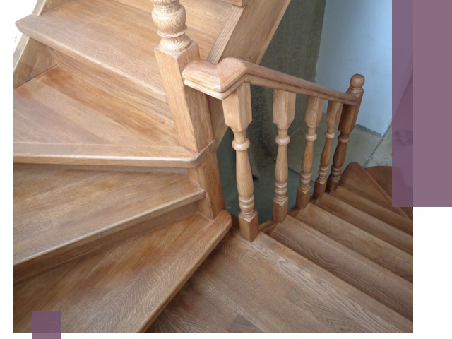 Дубовые лестницы под ключ в Нефтекамске: изготовление и монтаж