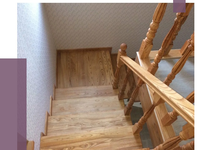 Сосновые лестницы в Нефтекамске под ключ от 8112 руб.  | ПРОЛЁТ-Нтк