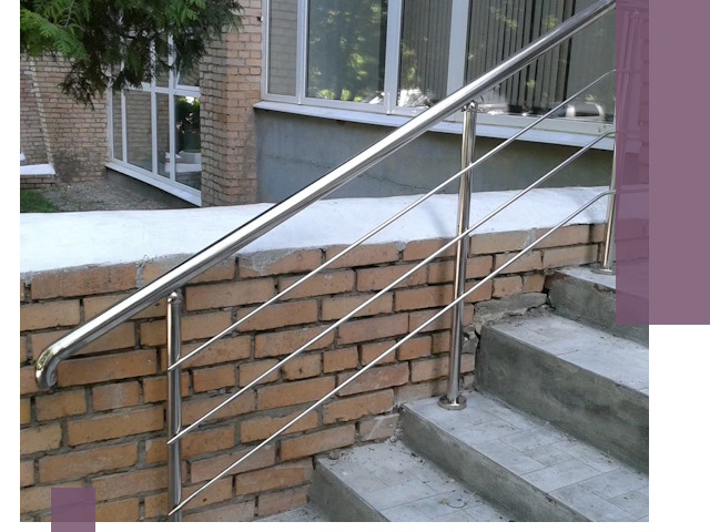 Перила из нержавеющей стали высокого качества в Нефтекамске