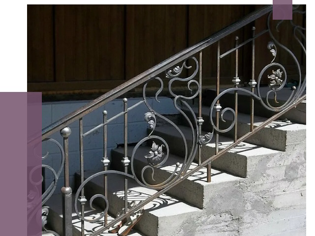 Кованые перила в Нефтекамске от 8728 руб. под ключ — качество от ПРОЛЁТ-Нтк