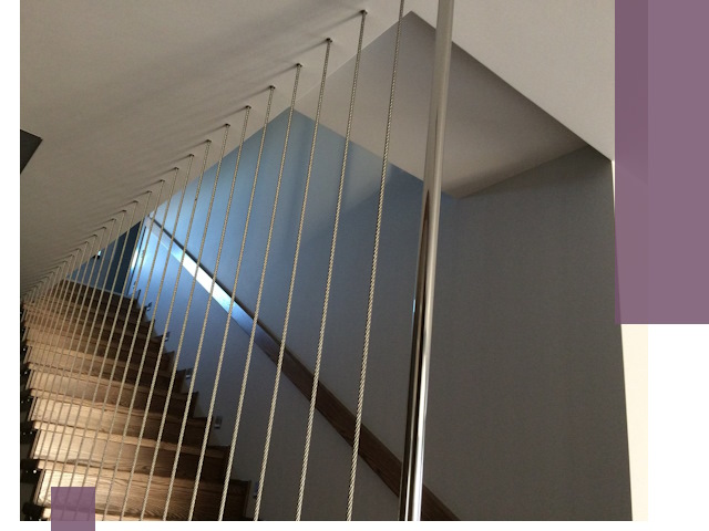 Тросовые перила под ключ в Нефтекамске — производство и монтаж