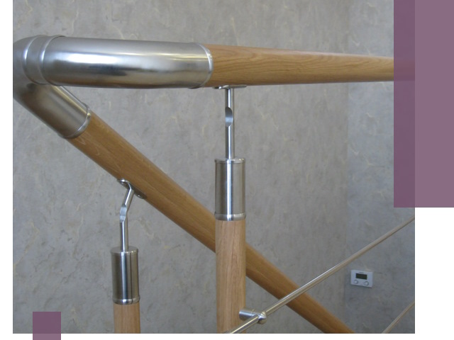 Комбинированные перила на заказ в Нефтекамске — монтаж и производство