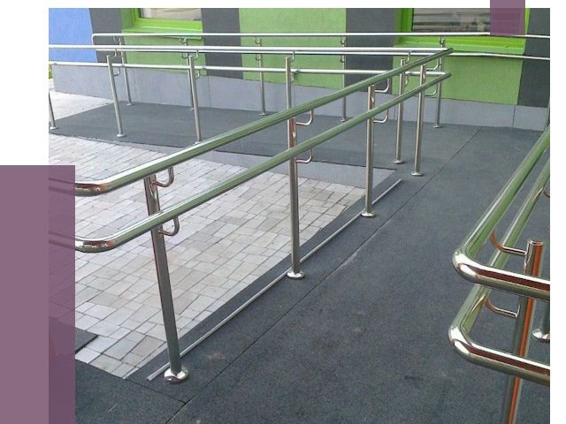 Ограждения пандусов в Нефтекамске от 4364 руб. монтаж | ПРОЛЁТ-Нтк