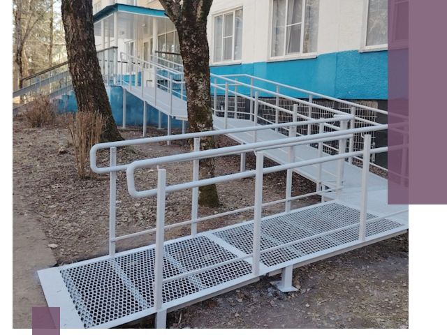 Пандусы под ключ в Нефтекамске: изготовление, монтаж и демонтаж