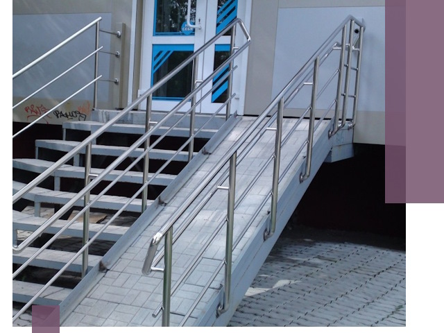 Пандус на крыльцо под ключ в Нефтекамске: монтаж и изготовление