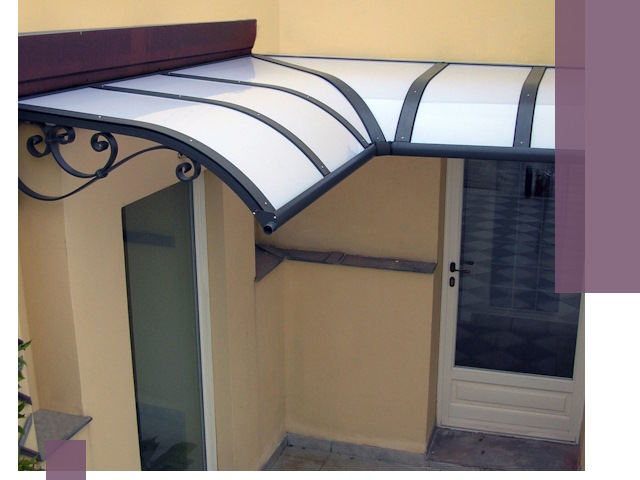 Монтаж козырьков любой сложности в Нефтекамске под ключ