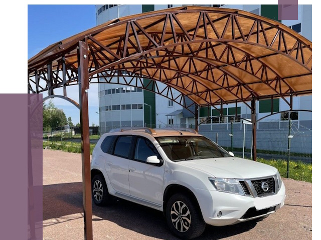 Недорогие навесы в Нефтекамске от 43126 руб.  | ПРОЛЁТ-Нтк