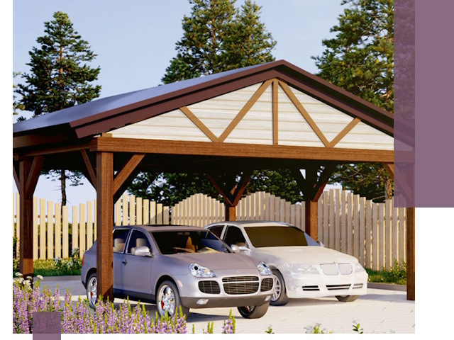 Навесы для автомобиля в Нефтекамске — изготовление и монтаж