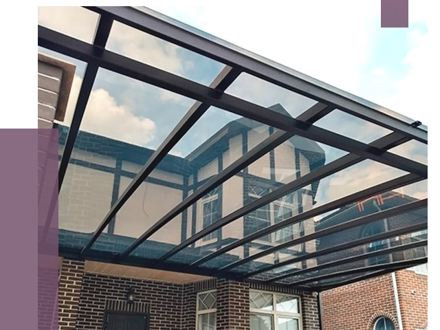 Навесы из поликарбоната в Нефтекамске от 8646 руб. под ключ — ПРОЛЁТ-Нтк