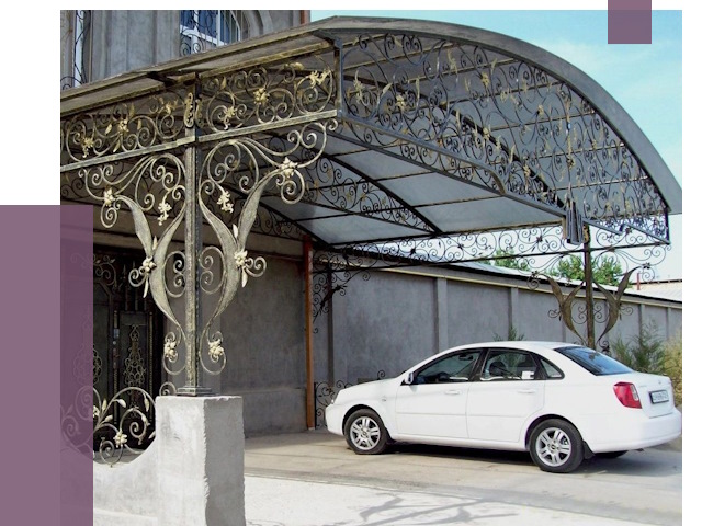 Кованые навесы в Нефтекамске от 14632 руб. | ПРОЛЁТ-Нтк