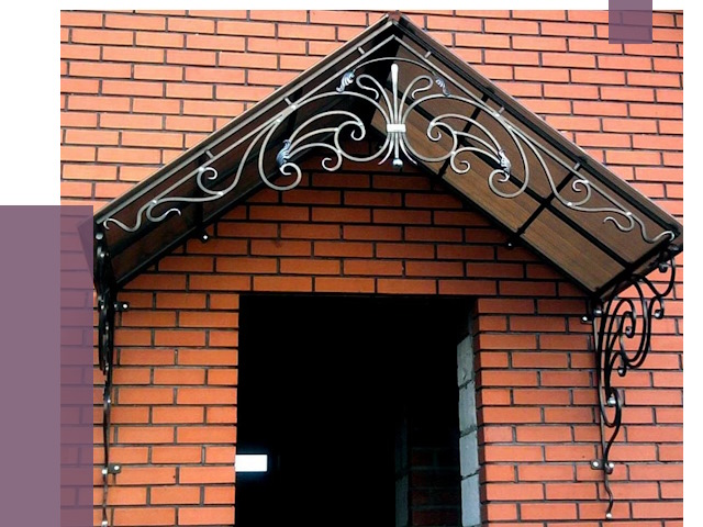 Металлические козырьки в Нефтекамске от 10730 руб. 