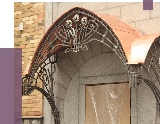 Арочные козырьки в Нефтекамске от 14632 руб. 