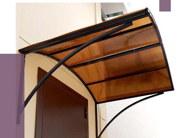 Недорогие козырьки в Нефтекамске от 7619 руб.  | ПРОЛЁТ-Нтк