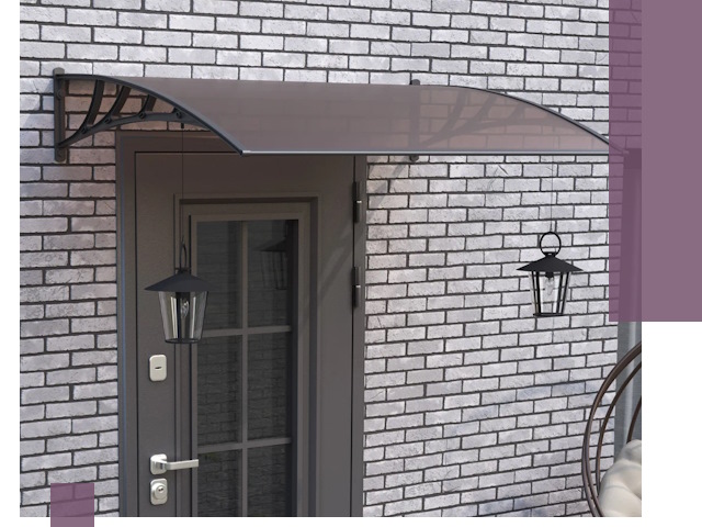 Недорогие козырьки и навесы под ключ в Нефтекамске