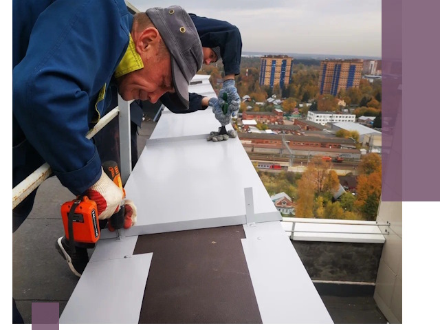 Монтаж парапетов в Нефтекамске — установка прочных металлических ограждений