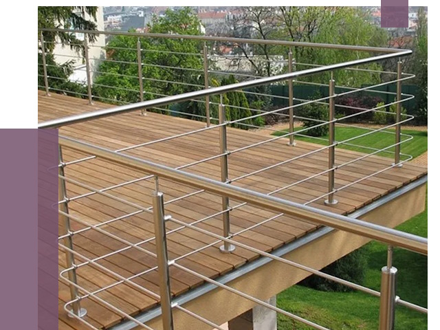 Алюминиевые парапеты в Нефтекамске под ключ от 7804 руб. 