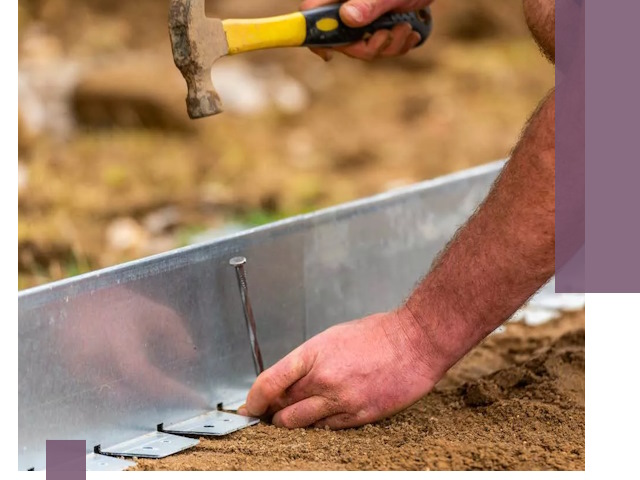 Монтаж металлических бордюров в Нефтекамске быстро и качественно