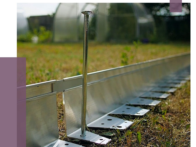 Металлические бордюры для газона в Нефтекамске от 4313 руб. | ПРОЛЁТ-Нтк