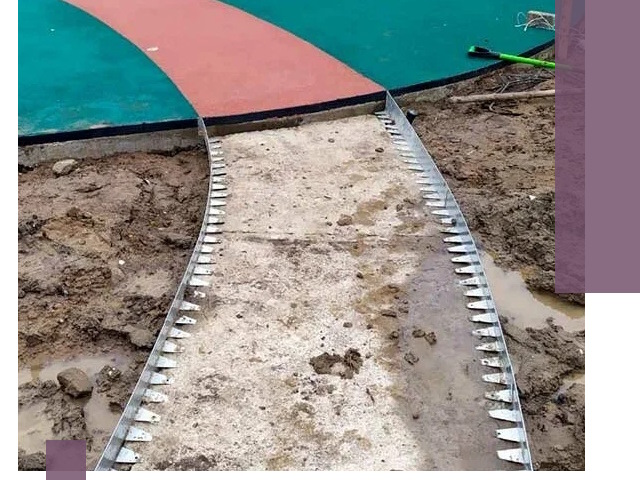 Металлические бордюры для дорожек в Нефтекамске — монтаж и изготовление