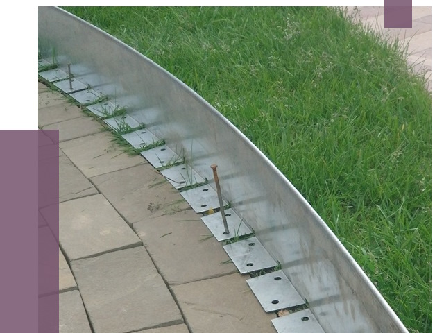 Металлические бордюры для тротуаров в Нефтекамске от 8728 руб.