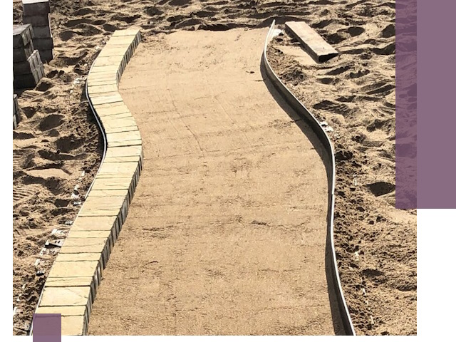 Металлические бордюры для тротуаров в Нефтекамске — прочные и долговечные