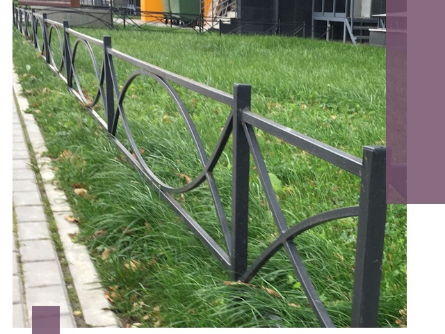 Газонные ограждения из металла в Нефтекамске — монтаж и продажа