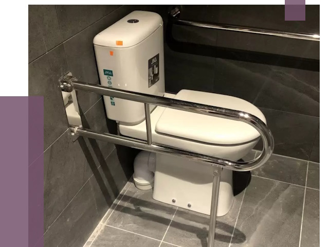 Поручни для санузлов в Нефтекамске от 4313 руб.  | ПРОЛЁТ-Нтк