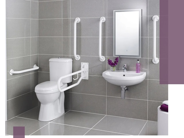 Поручни для санузлов в Нефтекамске: установка, ремонт и монтаж