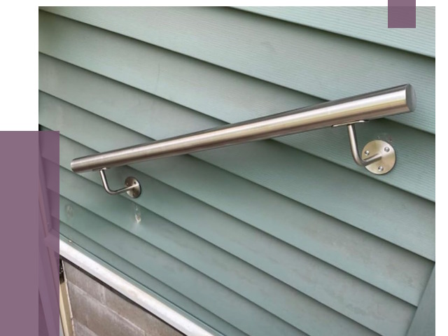 Поручни из нержавеющей стали в Нефтекамске от 7701 руб.  | ПРОЛЁТ-Нтк